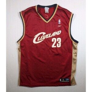 Reebok Lebron James Cleveland Cavaliers Jersey 23 NBA Men’s XL Extra Large